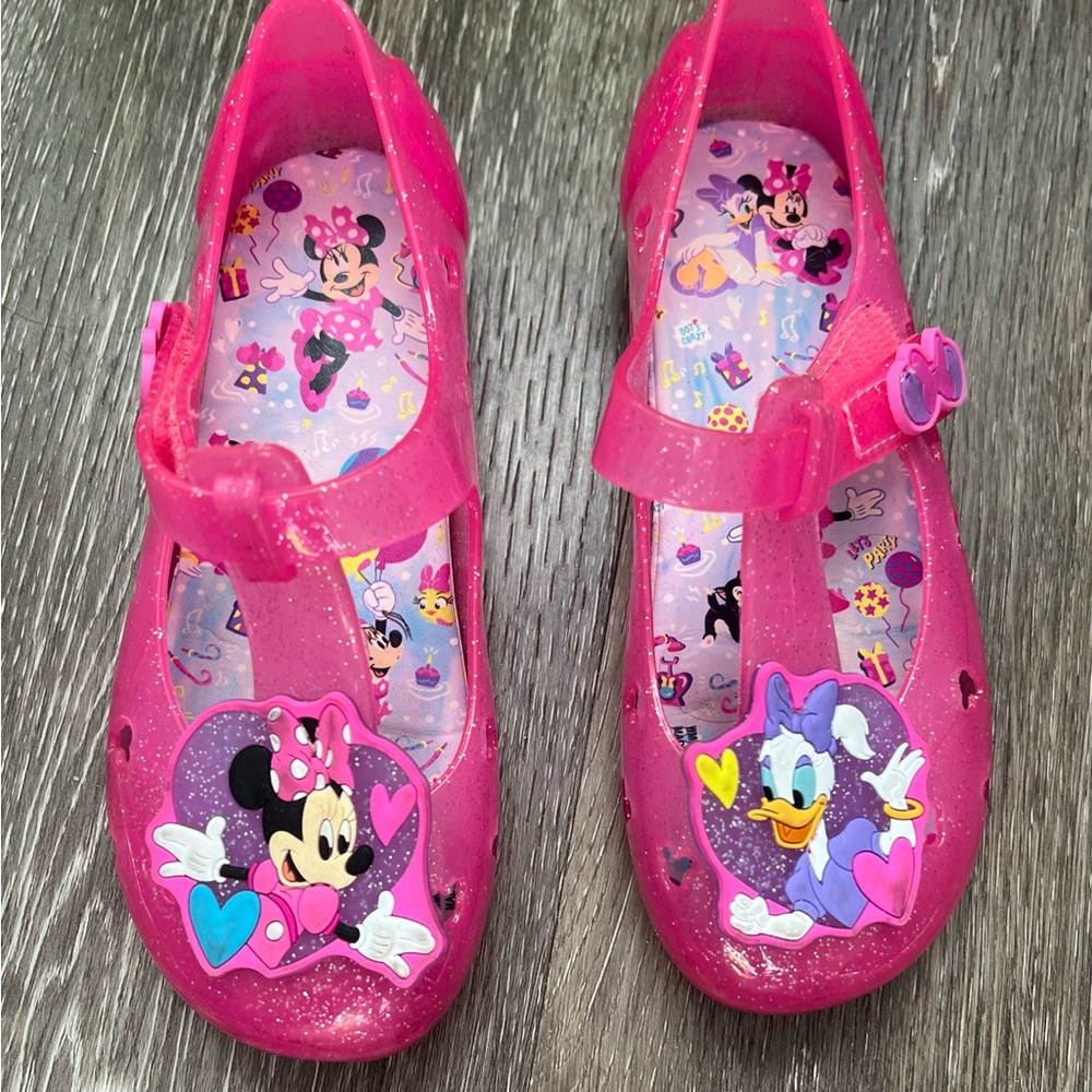 Disney Minnie Mouse & Daisy Water- Jelly sandals (EUC)